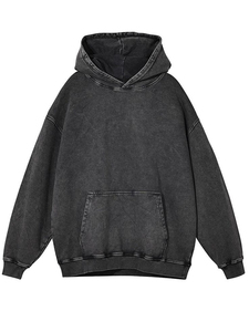 Hot Article High-Quatiy Knitted Plover Hoodies para hombres y mujeres Algodón mezclado de gran tamaño con sudaderas con capucha de tela anticontracción - Product Image 6