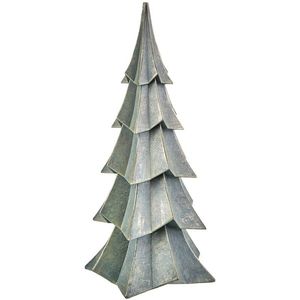 Decoraciones Navideñas Colgantes Metálicas Galvanizadas en Forma de Árbol de 10 Pulgadas, Modernas, Ecológicas y Duraderas - Product Image 1