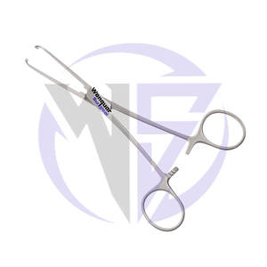 Pinces à tissus Allis 5/6 dents 15 cm droites, instrument chirurgical dentaire en acier inoxydable fabriqué par Wenquar - Product Image 3