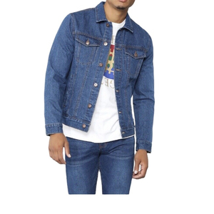 Vestes en jean pour hommes de couleur personnalisée Vestes en jean pour hommes de haute qualité Confortables avec un design haut de gamme pour les vestes en jean pour hommes - Product Image 1