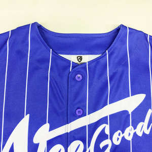 Maillot de baseball personnalisé pour hommes-Design personnalisable Impression par transfert de sublimation Plus Size Sports respirants à séchage rapide - Product Image 4