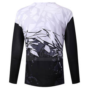 เสื้อแข่งรถมอเตอร์ไซด์เสื้อเจอร์ซี่ย์มอเตอร์ไซค์แบบมีตะเข็บเสริมการมองเห็นสูง - Product Image 2