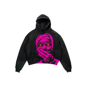 Sweat à capuche graphique surdimensionné à la mode pull Streetwear de qualité supérieure avec un design vibrant, tissu personnalisé de haute qualité pour un style décontracté - Product Image 6
