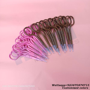 Full Color Embroidery Straight Mini Right-Handed Industrial Smooth Stainless Steel Sharp Precision Beauty Scissors <b>Sewing</b> Craft - Product Image 2