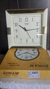 Horloge murale de luxe de qualité supérieure, mécanique, en plastique, carrée, pour la maison, le bureau, qualité supérieure, multi-usages, prix compétitif, exportations prêtes - Product Image 6