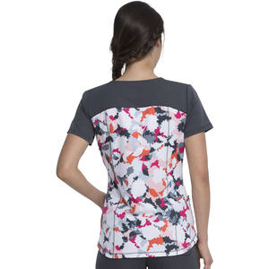 Ensemble d'uniformes d'infirmière pour femmes, fabriqué par le fabricant, manches courtes, blouse de médecin mate, scrubs, logo personnalisé pour le travail médical - Product Image 2