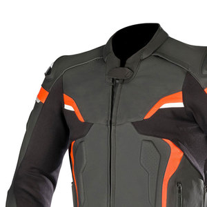 2025 New Professional Men's Breathable Waterproof Windproof PU Leather Customizable Motorbike <b>Racing</b> <b>Jacket</b> Custom Logo Design - Product Image 5