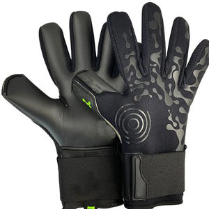 Gants de gardien de but de football pour enfants, dernière conception, vente chaude, cuir sur mesure, sangle de poignet réglable, haute qualité - Product Image 1