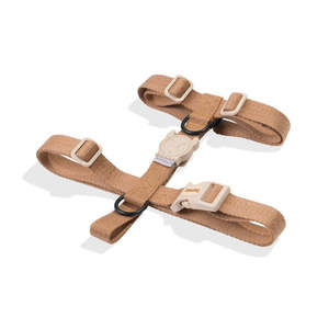 Naturals Dune H-<b>Harness</b> Luxury Sport Dog Walking <b>Harness</b> Solid Pattern Comfy Cotton Polyester <b>Leather</b> Available in XS XL Sizes - Product Image 1