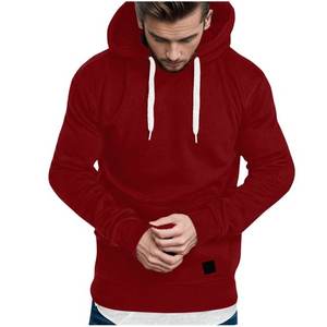 Automne hiver vêtements de travail décontractés Style Preppy sweat à capuche en pur coton pour hommes femmes impression personnalisée avant Image Service OEM disponible - Product Image 1