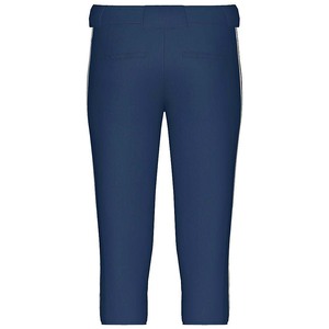 กางเกงขาสั้นทรงเบสบอลซอฟต์บอลระบายอากาศได้ดีกางเกงใส่สบายยาวถึงเข่าพร้อมท่อข้าง - Product Image 3