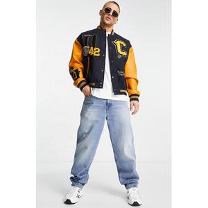 2025 Veste Letterman lourde de haute qualité pour homme Blousons bombardiers personnalisés de haute rue OEM tenue décontracté - Product Image 1