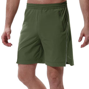 Eco Friendly Recycled Fabric Quick Dry Fashion Solid Color Green Custom Made <b>Slim</b> <b>Fit</b> <b>Men</b> <b>Shorts</b> Beach - Product Image 3