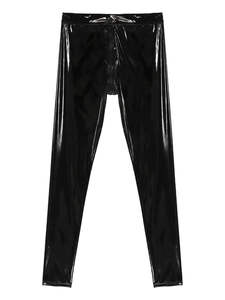 กางเกงหนังผู้ชายสั่งทำขายส่ง คุณภาพสูง ทรงตรง เป็นมิตรกับสิ่งแวดล้อม ระบายอากาศได้ดี สวมใส่สบาย ทนทาน เนื้อผ้านุ่ม - Product Image 2