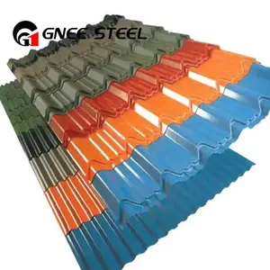 Aluminium Zinc Coated Galvanized Roofing Sheet Color Coated Corrugated Steel Sheet Metal Roofing Sheet