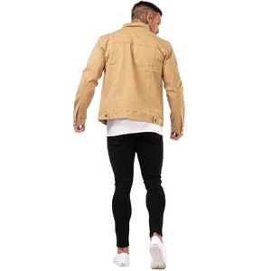 Veste en jean tendance automne moto veste slim pour hommes veste décontractée belle veste en jean OEM - Product Image 5