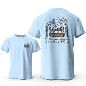 เสื้อยืดผ้าฝ้าย 100% สำรวจลายผ้าเจอร์ซีย์แบบต่างๆ น้ำหนักเบา 240 กรัม วิธีการพิมพ์ซิลค์สกรีนหลากหลาย - Product Image 4