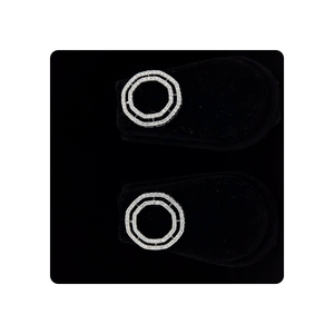 Boucles d'oreilles en diamants naturels certifiés GIA de créateur plaqué or blanc 18 carats Style mignon pour les idées de cadeaux de mariage et de fête - Product Image 3