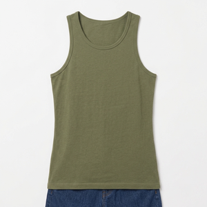 HAWK EYE SPORTS Débardeurs pour femmes respirants à col halter avec bretelles réglables en Spandex/Polyester tricoté couleur unie décontractés pour l'été - Product Image 3