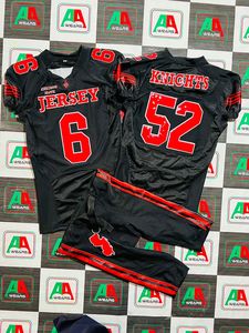 Maillot de football américain maillot de fan maillot de parent sublimation broderie sergé plus taille vraies photos tissu respirant - Product Image 3