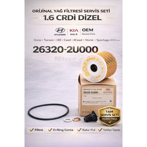 Filtro de Aceite Original 26320-2U000 para CRDI Diesel 1.6 Kona Tucson I30 Ceed XCeed Stonic Sportage BZ4X Rover Changan Nuevo - Product Image 2