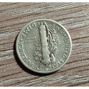 Tarjeta Coleccionable Mercury Dime de 1940 con Múltiples Errores que Resaltan la Característica Única de la "ONE DIME" - Product Image 4