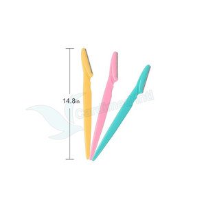 Nouveauté Produits de beauté tendances Tondeuse à sourcils en acier inoxydable pour femmes Lame de poils faciaux Tondeuse à sourcils Rasoirs - Product Image 3