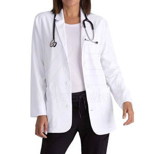 Blouse de laboratoire unisexe confortable en coton 100% de haute qualité KATBROS INDUSTRIES KI-446, fabrication professionnelle, détection des aiguilles, hôpital - Product Image 1