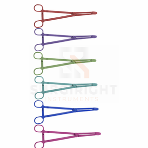Instruments médicaux Pince en acier inoxydable Porte-éponge en plastique coloré Différentes couleurs disponibles par les instruments Surgiright - Product Image 1