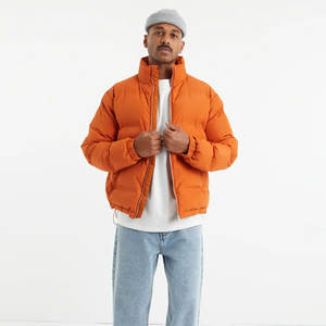 Chaqueta de Invierno Acolchada para Hombre de Alta Calidad, Cómoda, Impermeable, Cortavientos, Abrigo de Cuero Cálido con Capucha de Piel, Talla Grande, para Exteriores - Product Image 3