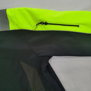 Vêtement de travail à manches longues haute visibilité Logo personnalisé Imperméable Polaire Construction Hommes Travail Haute visibilité Veste réfléchissante de sécurité - Product Image 3