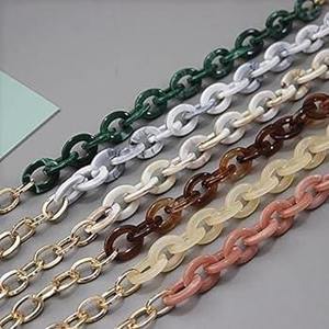 โซ่เรซิ่นใสทันสมัย |   ของตกแต่งผนังหลากสีสัน - Product Image 1