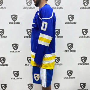Nouveau populaire uniforme de Hockey sur glace ordinaire meilleure qualité nouveau Design uniforme de Hockey jeunesse uniforme de Hockey sur glace maillot de Football - Product Image 4