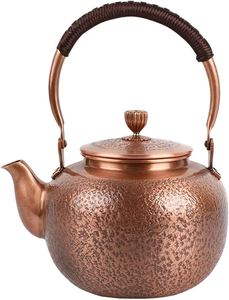 กาต้มน้ำทองแดงมันวาวคุณภาพสูงดีไซน์เฉพาะตัวสำหรับใช้ในครัวเรือนบนโต๊ะและห้องครัวทำด้วยมือสุดสร้างสรรค์ - Product Image 5
