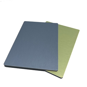 4x8 inch HDPE/pvdf tráng ACP nhôm tấm composite chống tĩnh chải kết thúc xây dựng bên ngoài tường ốp mặt tiền hệ thống - Product Image 1