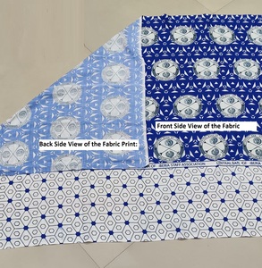 Custom Polyester Fabric <b>Lightweight</b> African Design Material single side printed for Promotion Event Branding and Custom Apparel - Product Image 3