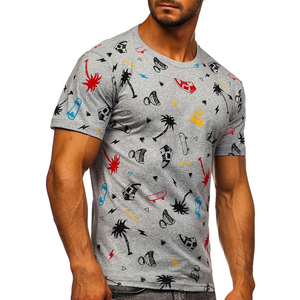 La última Camiseta con estampado de sublimación, ropa de verano para hombre, camiseta sublimada de Color personalizada para hombre a precio barato - Product Image 5