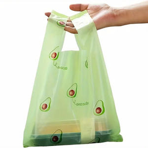 Sacs en plastique multi-usages HDPE/LDPE, sacs pour t-shirts bon marché, imprimés sur demande - Product Image 2