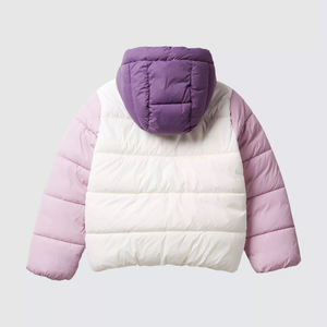 เสื้อแจ็คเก็ตเด็กผู้หญิงแบบพัฟเฟอร์เนื้อผ้านุ่ม สวมใส่สบายสำหรับฤดูหนาว ปี 2026 / เสื้อแจ็คเก็ตเด็กผู้หญิงแบบพัฟเฟอร์น้ำหนักเบา สีสันตัดกัน - Product Image 4
