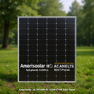 Panel Solar Amerisolar AS-7M144N-BHC-575W de 575W - Product Image 3