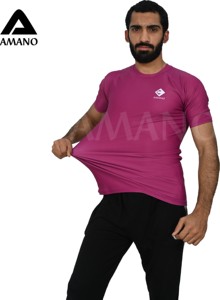 New Arrival <b>Custom</b> <b>Compression</b> <b>Shirts</b> Adults Sublimation Breathable Quick Dry Rash Guard OEM <b>Design</b> Logo Men's Low Price Amano - Product Image 4
