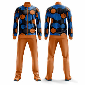 Ensemble de survêtement personnalisé par sublimation, veste et pantalon, hommes, femmes, jeunes, vêtements d'équipe, tenue d'entraînement, prix bas, vente en gros OEM - Product Image 6