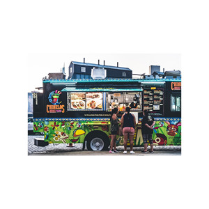 Support à tacos mobile de qualité professionnelle avec tiroirs chauffants et espace de préparation conçu pour un service rapide - Product Image 6