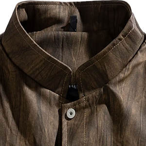 Chaleco de Cuero para Hombre, Chaleco sin Mangas Elegante de Cuero Genuino, Perfecto para Moda Casual y Urbana - Product Image 4