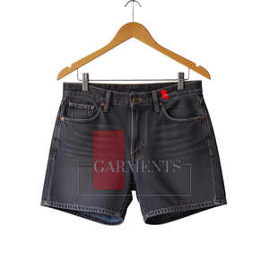 Shorts de Mezclilla para Hombre, Estilo Vintage, Lavado Ácido, Personalizados, Estilo Urbano, 280, Casuales, Corte Regular, Algodón - Product Image 4