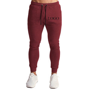 กางเกงจ็อกเกอร์เอวสูงของผู้ชายแบบลำลองผ้าคอตตอนพิมพ์ลายดีไซน์โลโก้ของคุณเอง - Product Image 6