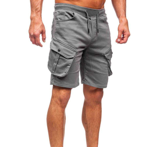 Short cargo tactique pour homme, multi-poches, kaki, coupe slim, séchage rapide, respirant, pour la vente en gros - Product Image 5