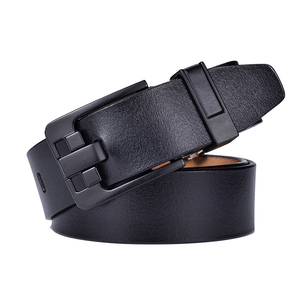 Ceinture en cuir décontractée de luxe pour homme avec boucle en alliage, haute qualité, douce, réglable, légère, largeur 3,5 cm - Product Image 3
