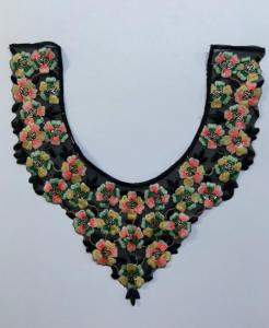 Piezas de cuello bordadas a medida con lentejuelas estilo cosido para ropa y diseñadores de moda con fines de reventa - Product Image 3