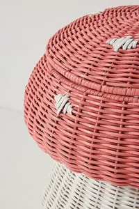 Bac de rangement de champignons rectangulaire personnalisable pour enfants avec des motifs OEM colorés pour les mariages directement en usine au Vietnam - Product Image 2